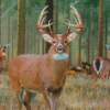 Whitetail Deer Diamond Painting