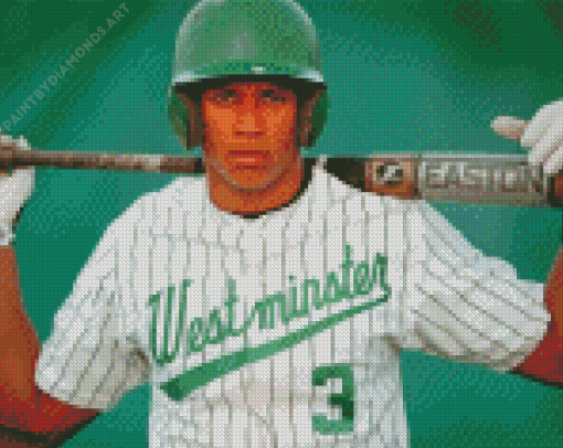 Young Alex Rodriguez Diamond Painting