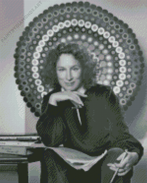 Young Margaret Atwood Diamond Painting