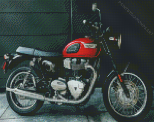 Triumph Bonneville Diamond Painting