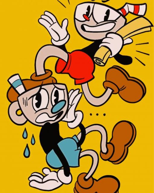 Cuphead Characters Diamond Painting