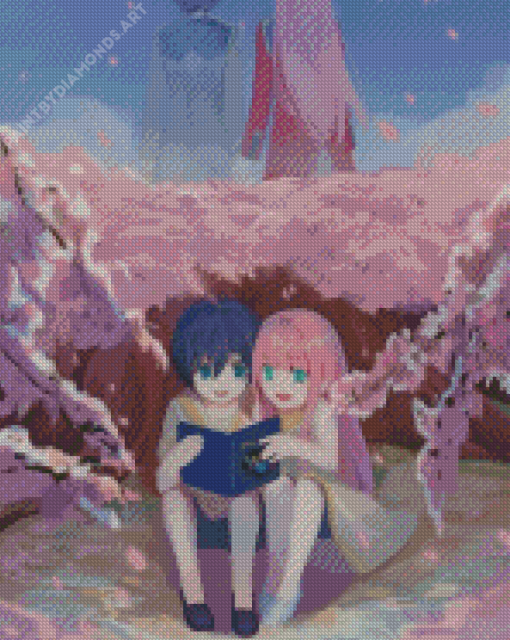 Darling In The Franxx Diamond Painting