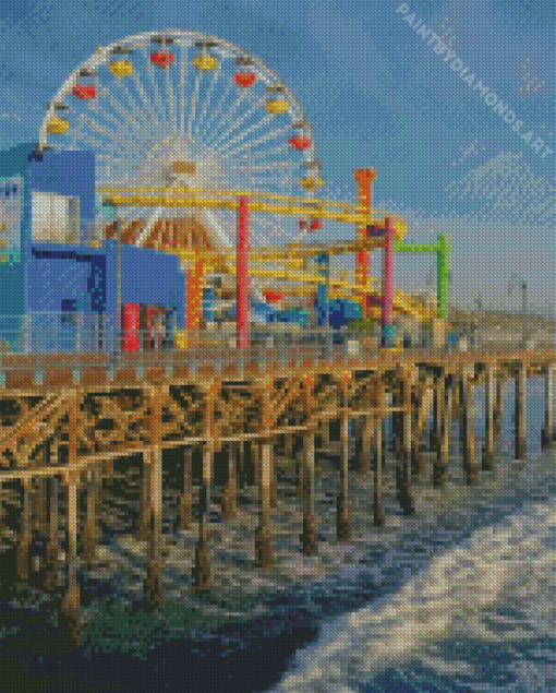 Santa Monica Pier Diamond Painting