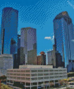 Texas Houston City Diamond Painting