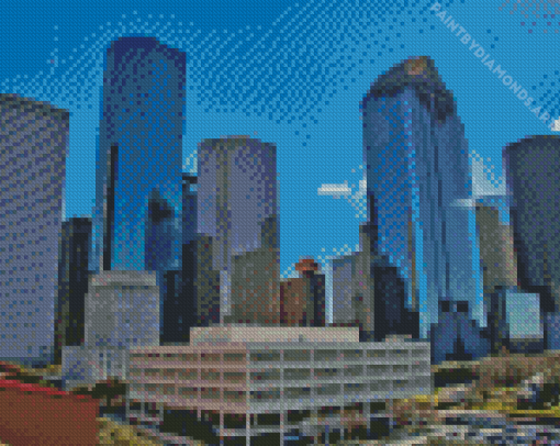 Texas Houston City Diamond Painting