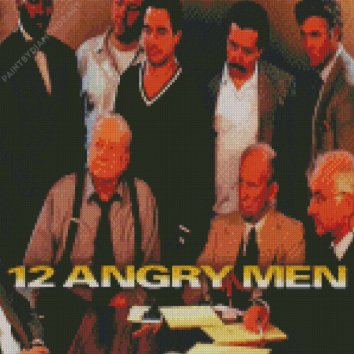 The 12 Angry Men Diamond Painting