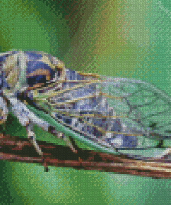 Cicadas Side View Diamond Painting