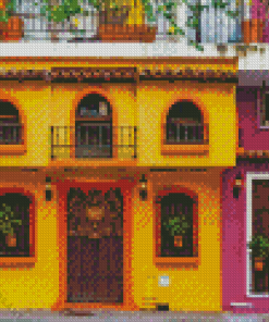 Mexican Houses Diamond Painting