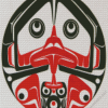 Pengiun Haida Art Diamond Painting