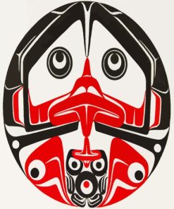 Pengiun Haida Art Diamond Painting