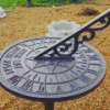 Sundial In Garden Diamond Painting