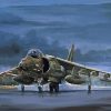 Harrier Plane Diamond Painting