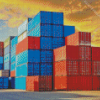 Shipping Containers Diamond Painting