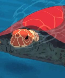 Red Turtle Diamond Painting