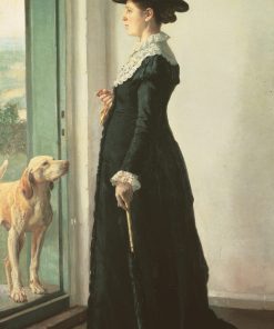 Woman And Dog Diamond Painting