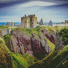 Aberdeen Dunnottar Castle Diamond Painting