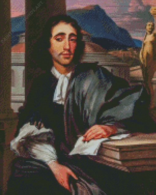 Baruch Spinoza Diamond Painting