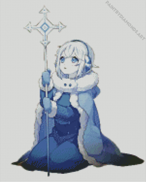 Anime Ice Girl Diamond Painting