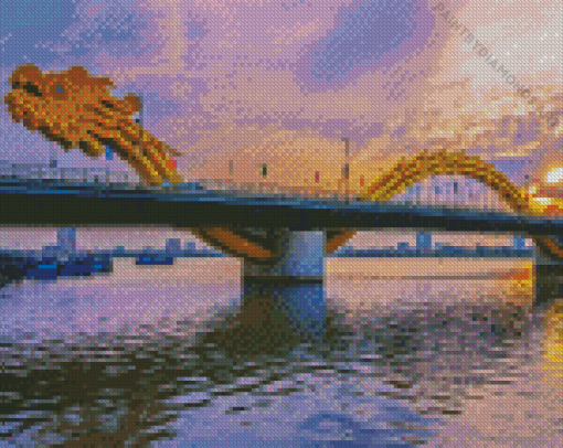 Da Nang Dragon Bridge Diamond Painting