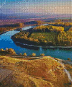 Danube River Romania Diamond Painting