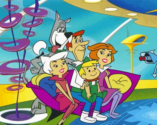 The Jetsons Characters Diamond Painting