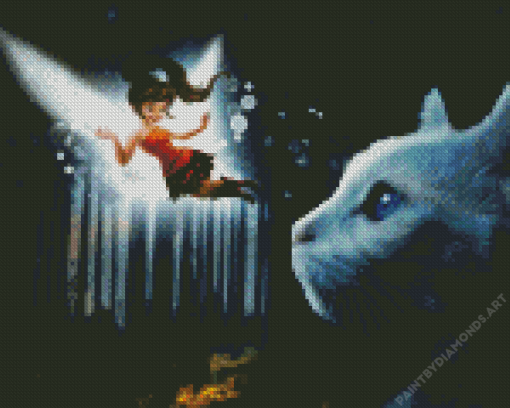 Cat And Fairy Diamond Painting