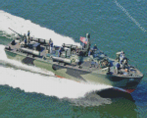 Military Pt Boat Diamond Painting