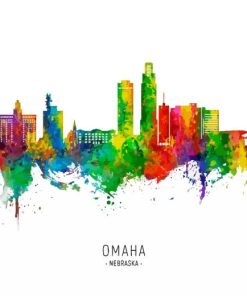 Omaha Colorful Poster Diamond Painting