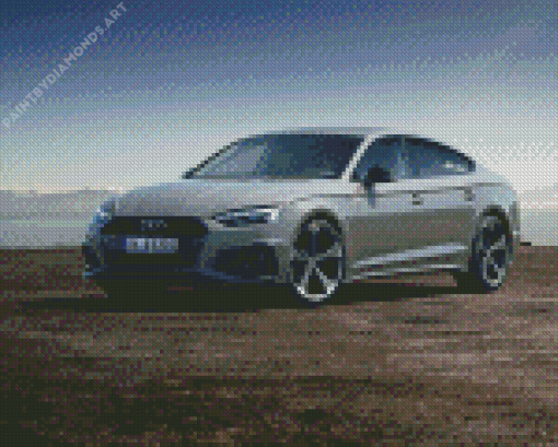 Grey Audi A5 Diamond Painting