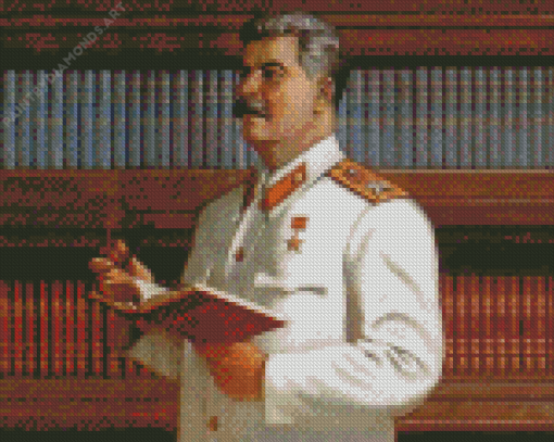 Joseph Stalin Portrait Diamond Painting