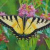 Yellow Butterfly Diamond Painting