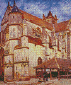 The Church At Moret Diamond Painting