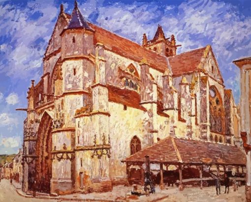 The Church At Moret Diamond Painting