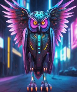 Futurism Owl Diamond Painting