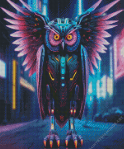 Futurism Owl Diamond Painting