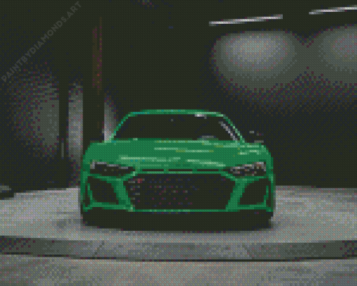 Green Audi R8 Diamond Painting