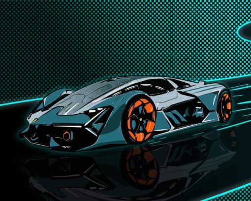 Lamborghini Terzo Diamond Painting