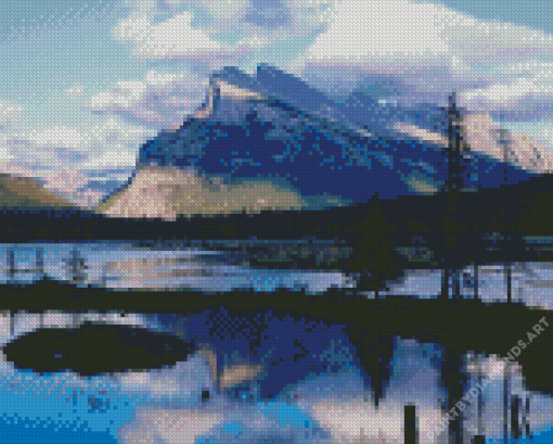 Mount Rundle Diamond Painting