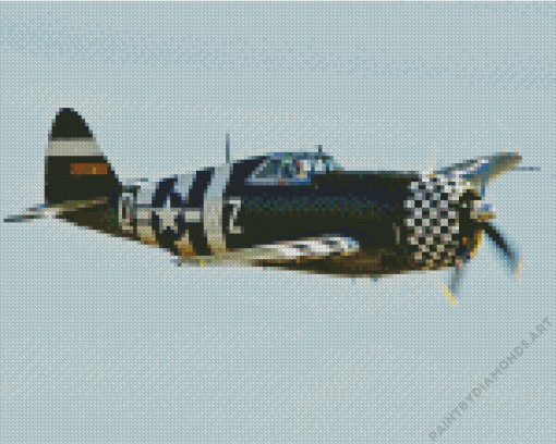 P47 Thunderbolt Diamond Painting