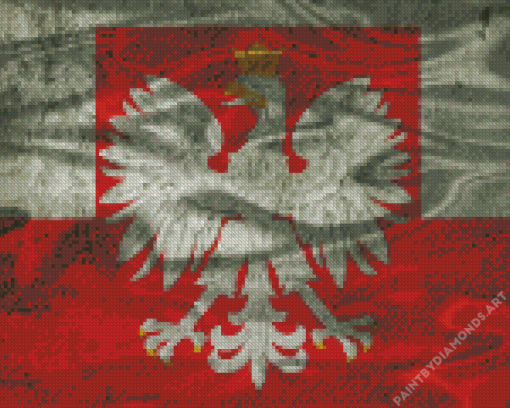 Poland Flag Diamond Painting