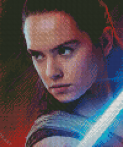Rey Skywalker Daisy Diamond Painting