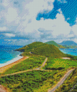 St Kitts Landscape Diamond Painting