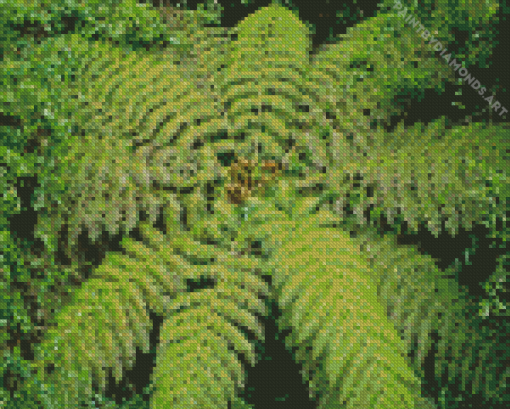 Tree Fern Diamond Painting