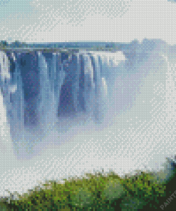 Zimbabwe Waterfalls Diamond Painting