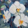 Abstract Orchids Diamond Painting