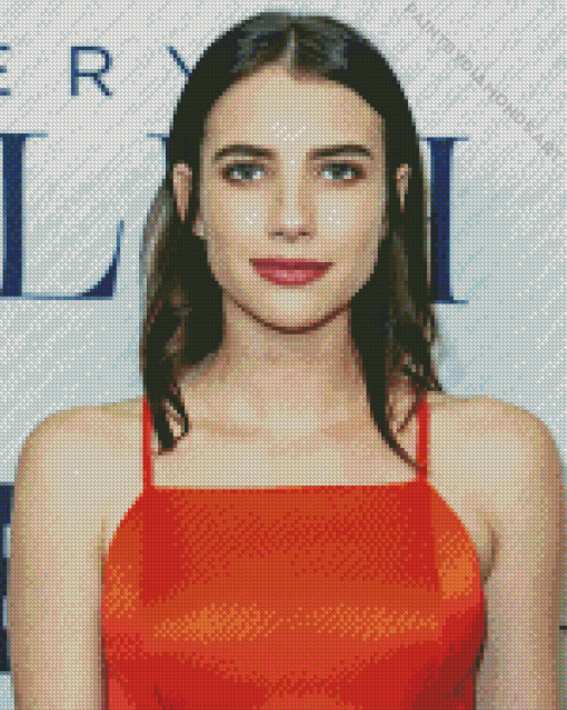 Actress Emma Roberts Diamond Painting