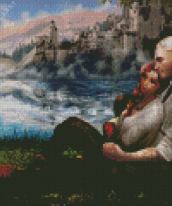 Geralt And Triss Diamond Painting