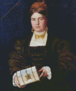 Portrait Caroline Hill Diamond Painting