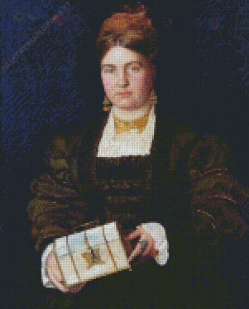 Portrait Caroline Hill Diamond Painting