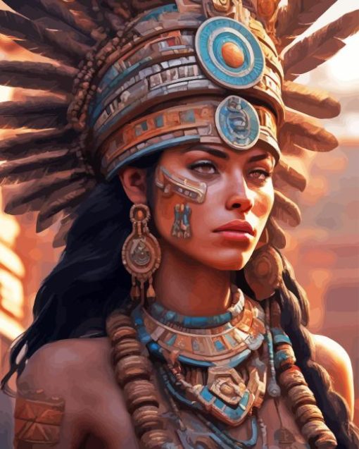 Aztec Princess Diamond Painting